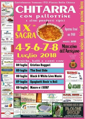 CASTELNUOVO - luglio Chitarra con pallottine