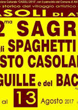 CASOLI di Atri - Agosto Pesto casolano, Anguille, Baccalà