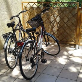 Biciclette a disposizione degli ospiti