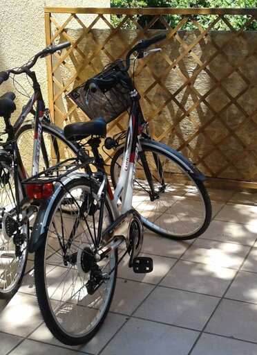 Biciclette a disposizione degli ospiti
