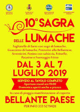 BELLANTE - luglio Lumache