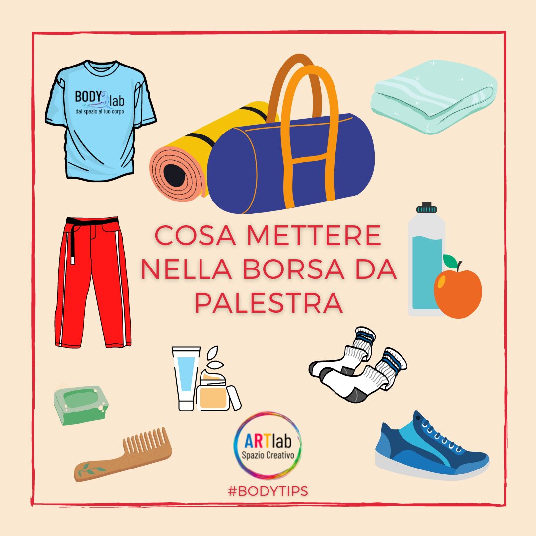 Cosa mettere nella borsa da palestra Cosa mettere nella borsa da palestra