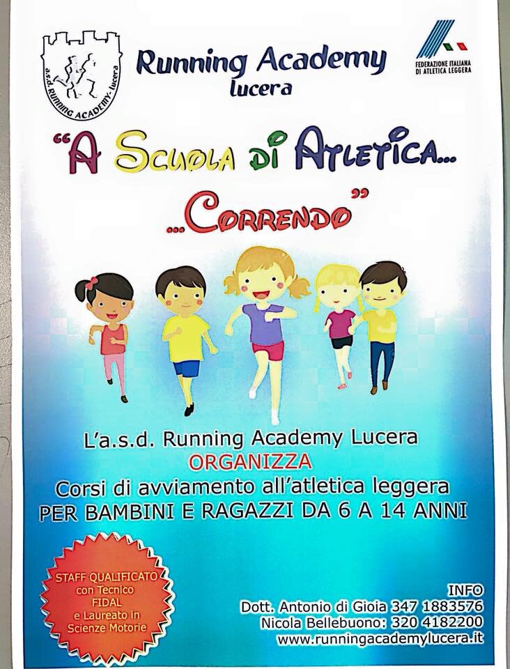 A SCUOLA DI ATLETICA CORRENDO