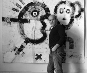 arazzo dipinto su tessuto pesante