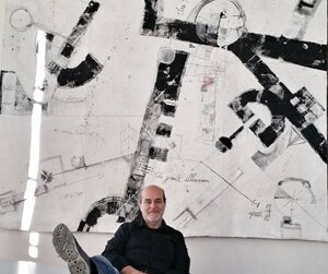 arazzo dipinto su tessuto pesante