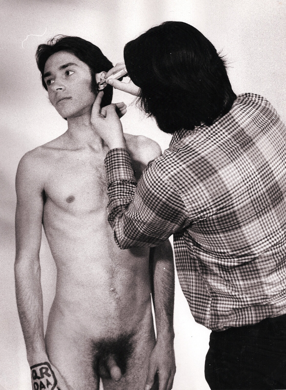 performance and film, Galleria Pilota, Milan, 1973