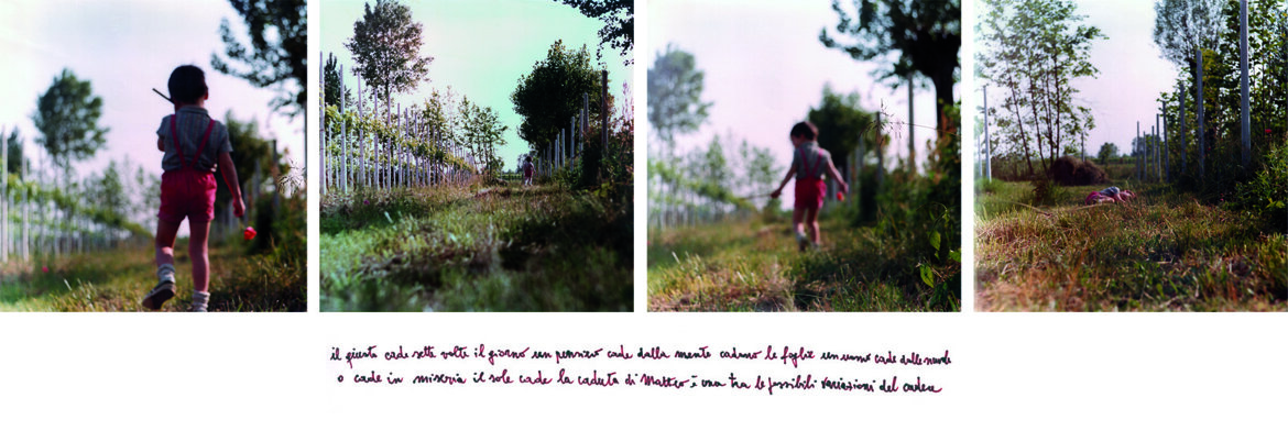 photographic sequence and writing