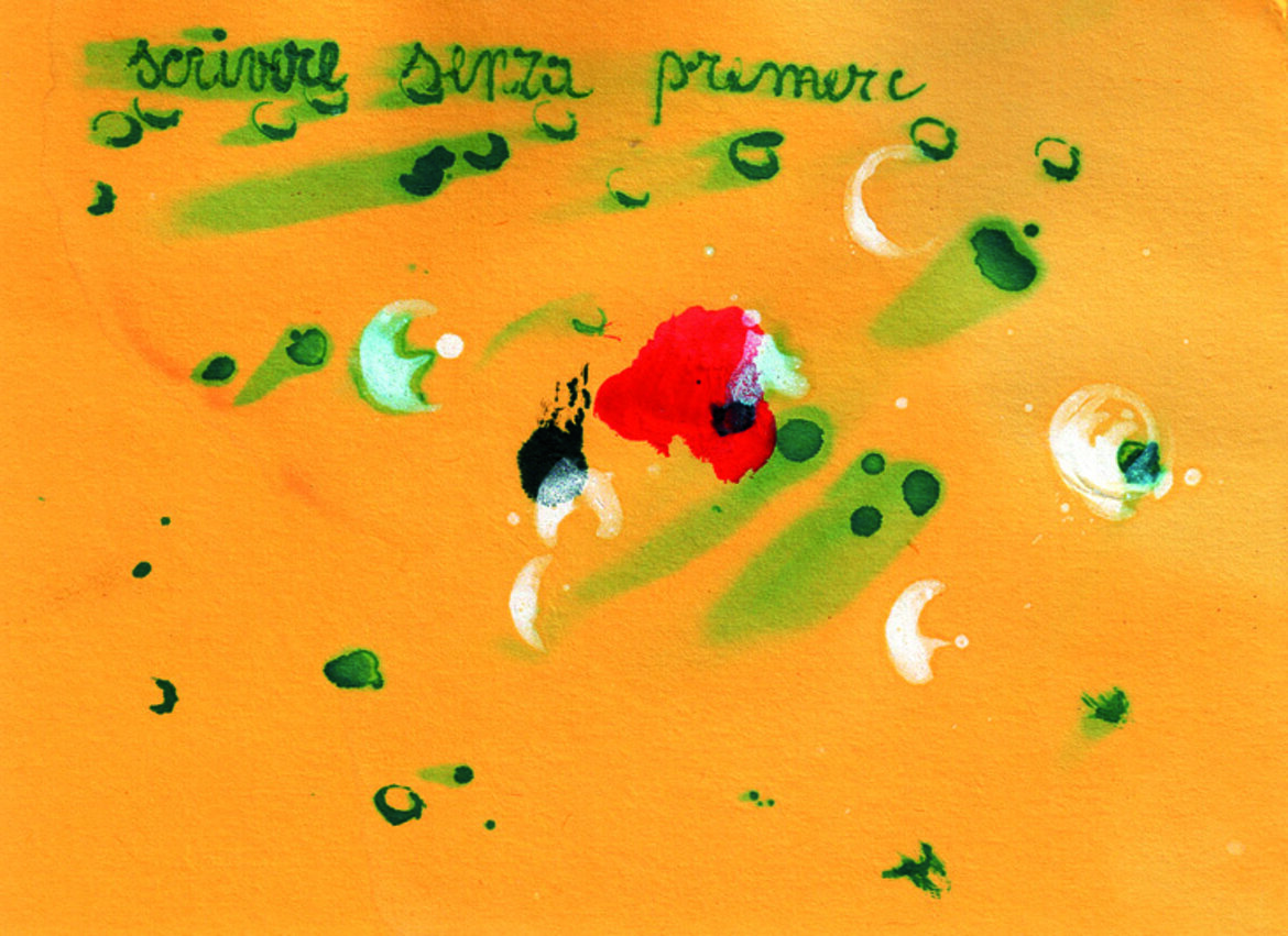 ink and acrylic on absorbing paper