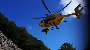 22 agosto 2021. Fiume Trebbia - Bobbio (PC). Cade da un dirupo sul greto del fiume.