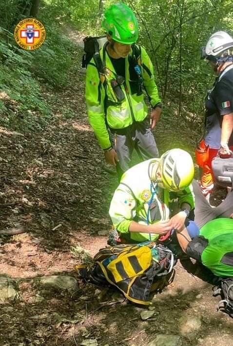 19 giugno 2022. Monfestino (MO). Accusa malore durante escursione.