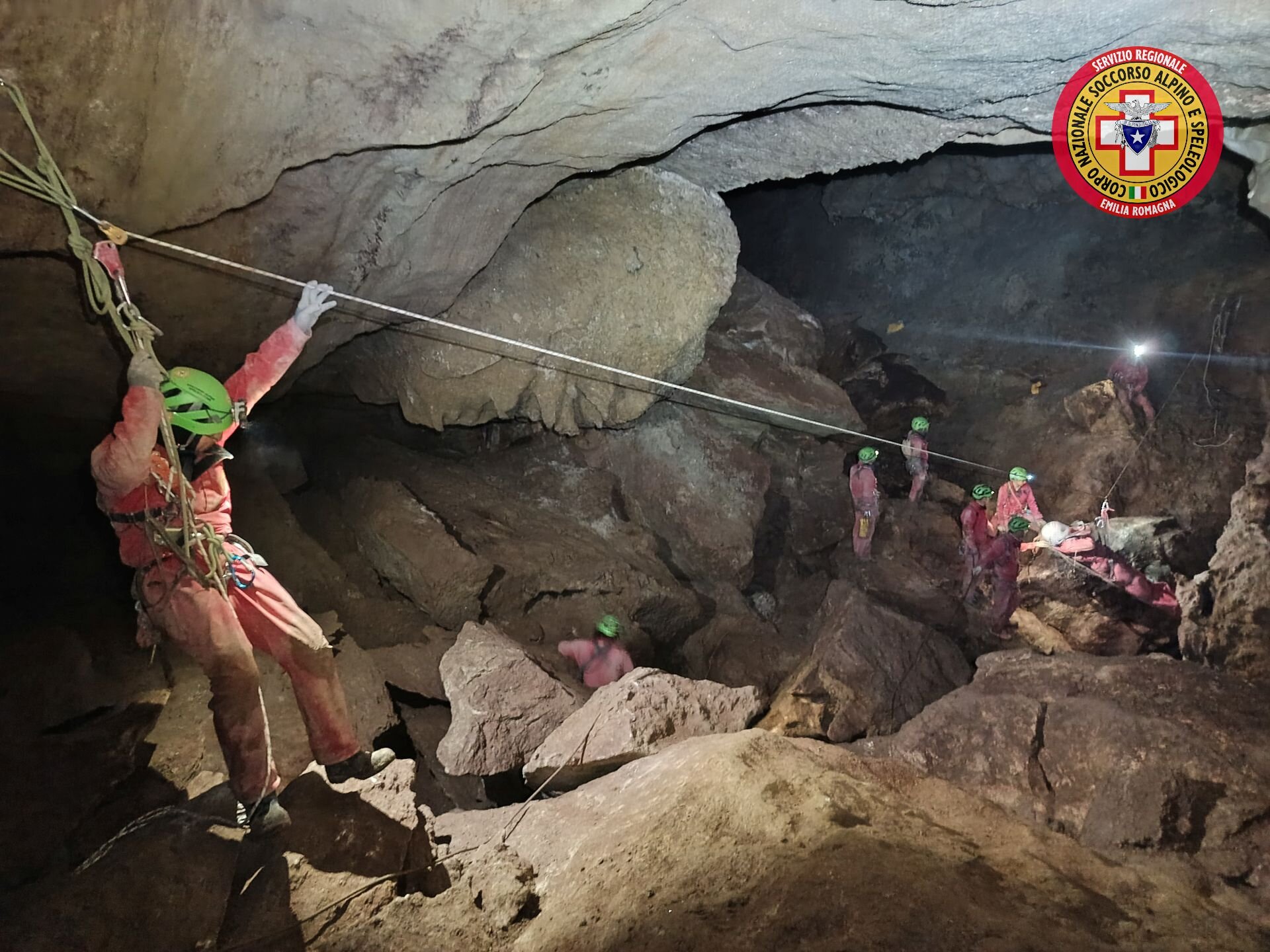 18-19 aprile 2026. Abisso Primo Peroni (Brisighella - RA). Addestramento sanitario Speleo.