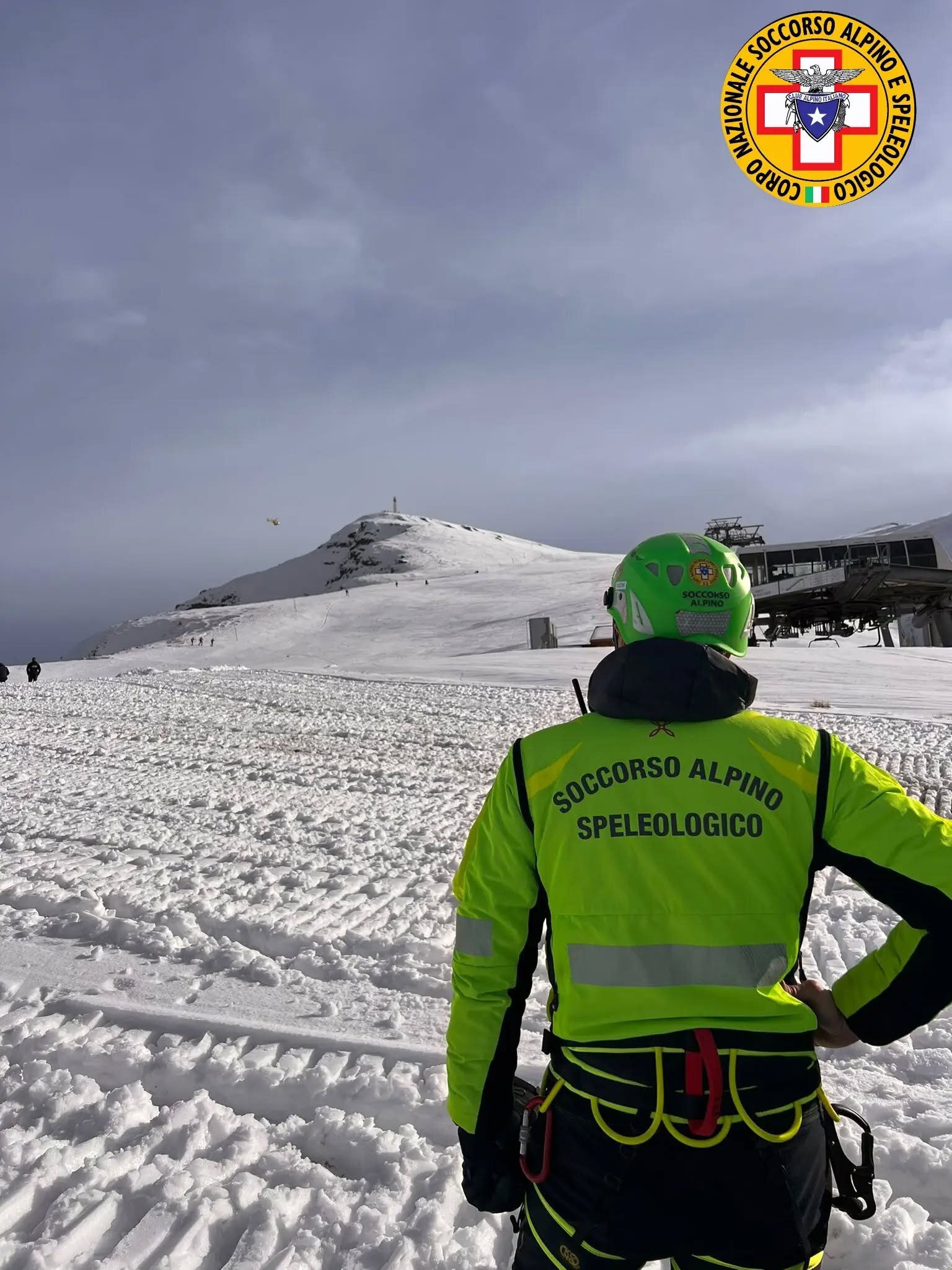 7 dicembre 2025. Balzi dell'Ora - Corno alle Scale (BO). Soccorsi escursionisti in difficolt&agrave;.