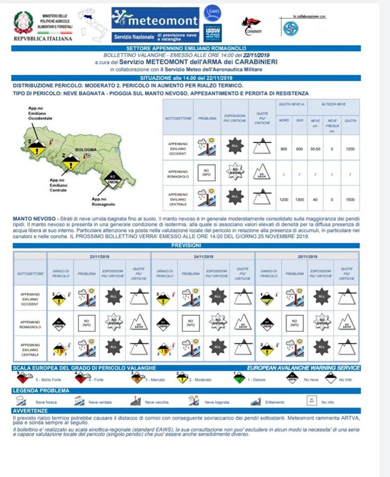 Prima della vostra escursione consultate il bollettino valanghe e le previsioni meteto.