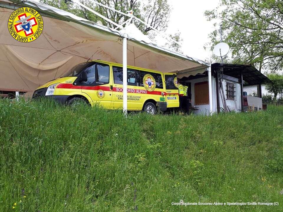 3 maggio 2018. INTERVENTO RICERCA ANZIANO DISPERSO A MOZZANO, COMUNE DI NEVIANO DEGLI ARDUINI (PARMA)