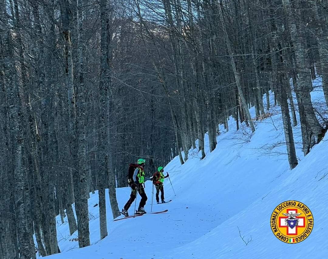 13 gennaio 2024. Libro aperto (MO). Soccorsa scialpinista.