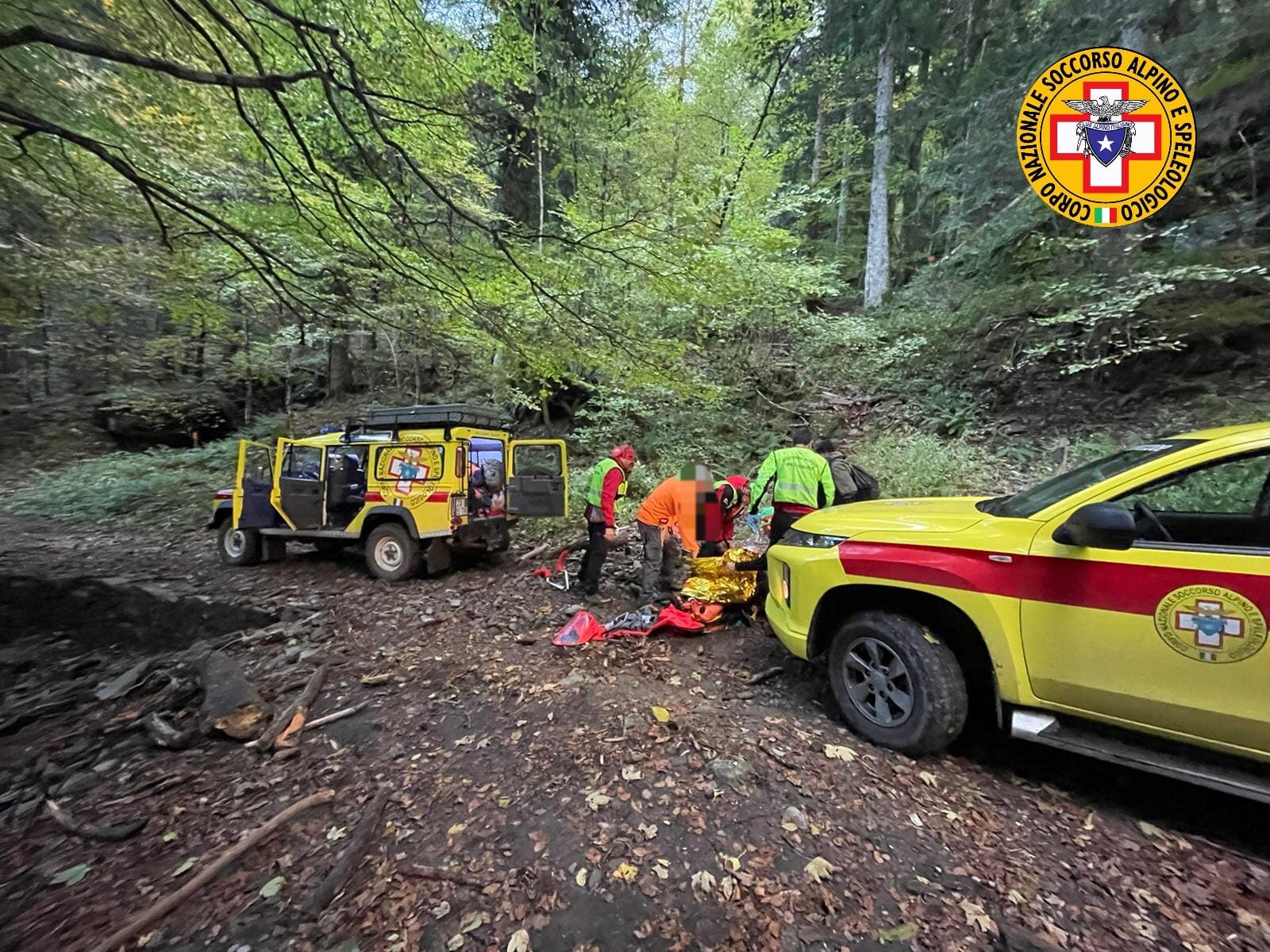 6 novembre 2023. Bagno di Romagna (FC). Soccorsa escursionista.
