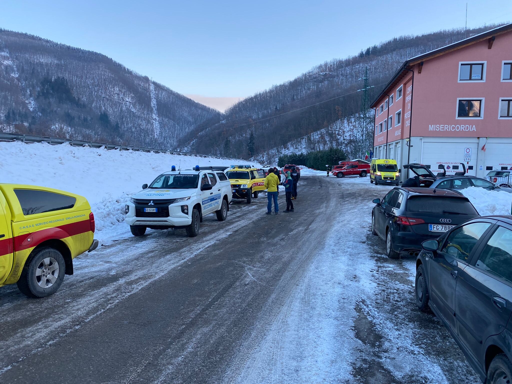 31 gennaio 2023. Appennino Emiliano. Aggiornamenti ricerche velivolo disperso.