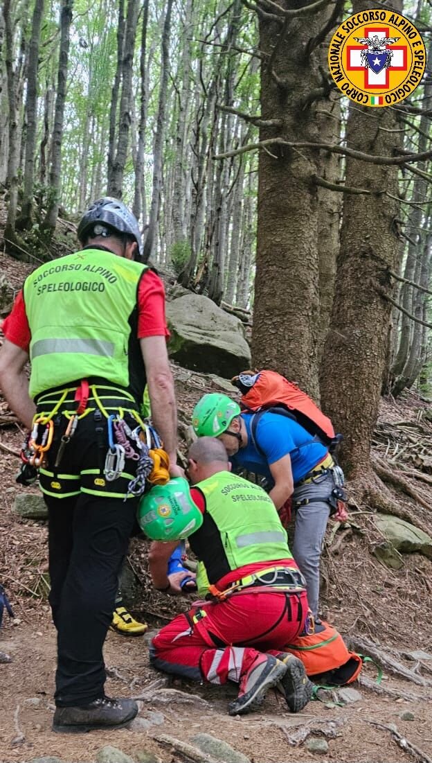 19 luglio 2025. Lago Padre ( Corniglio - PR). Soccorso escursionista.