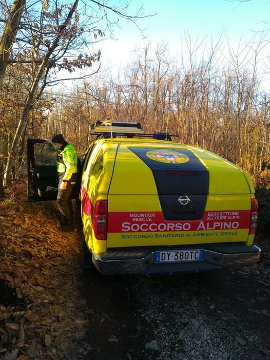 17 febbraio 2022. Ligorzano (MO). Cade durante escursione su sentiero.