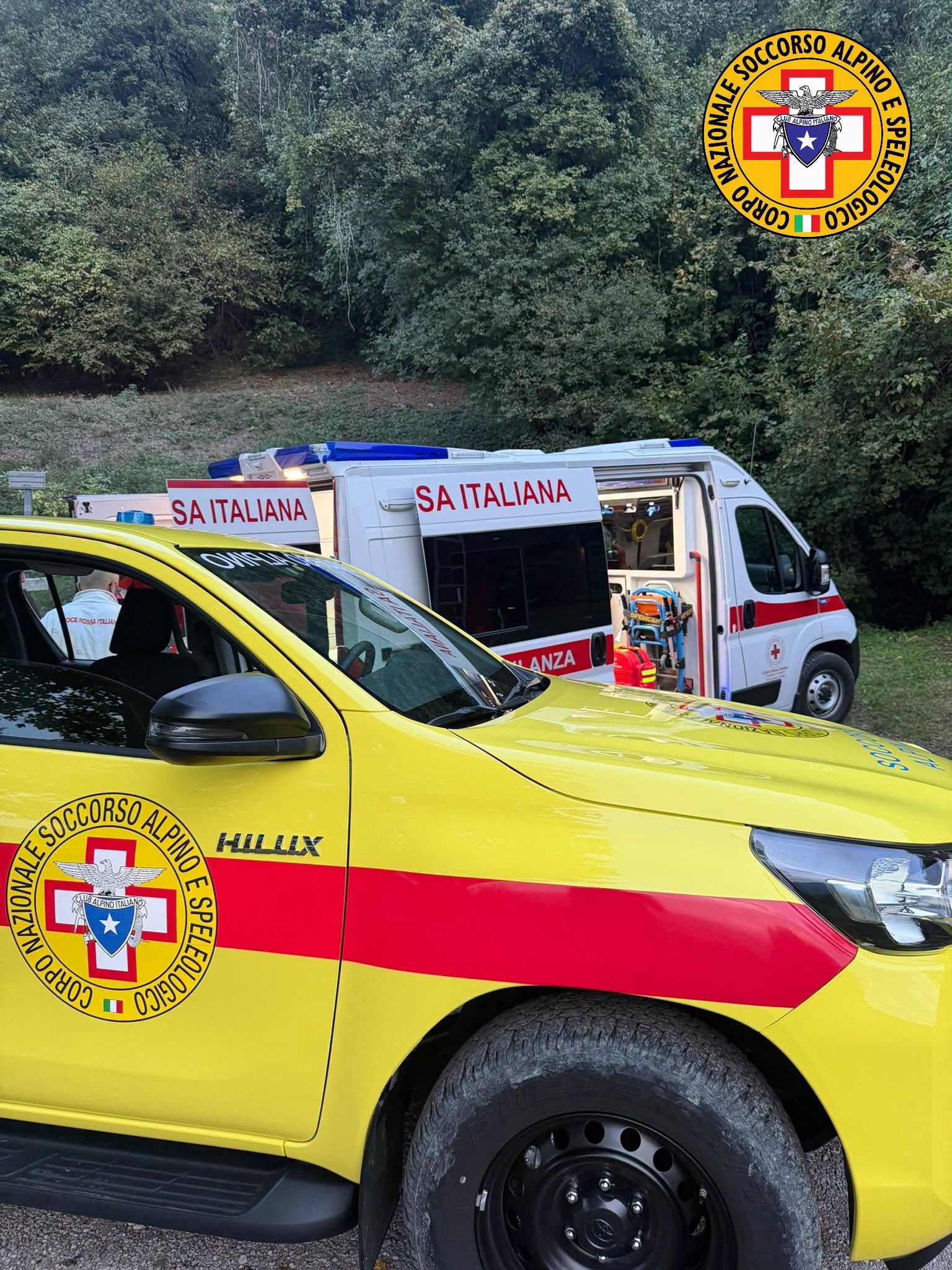 11 ottobre 2026. Baiso (RE). Soccorso escursionista caduto lungo un sentiero.