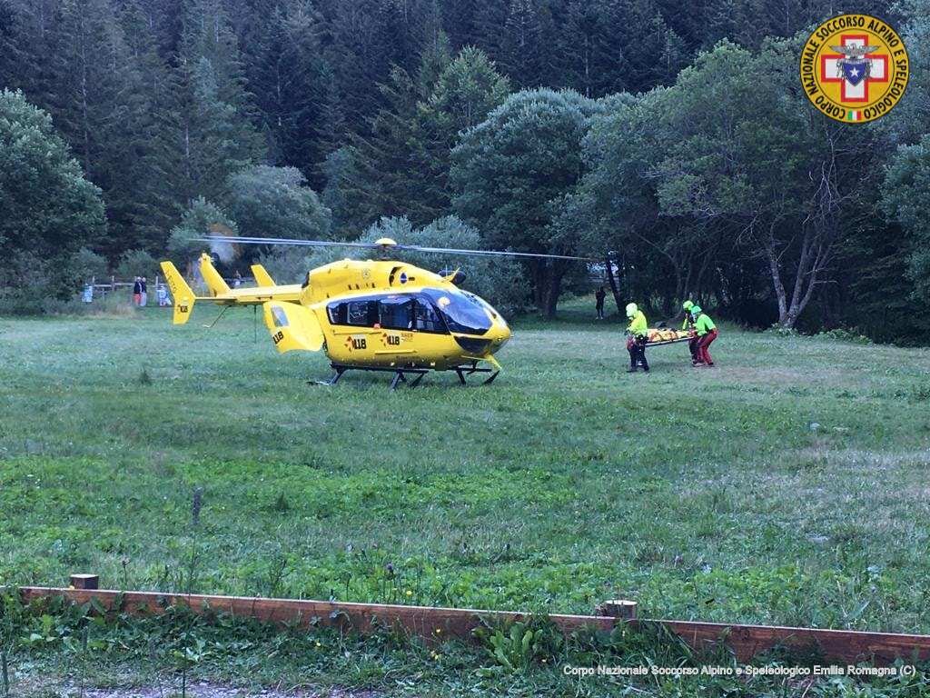 10 agosto 2020. Monte Marmagna (Corniglio - Pr). Escursionista infortunata.