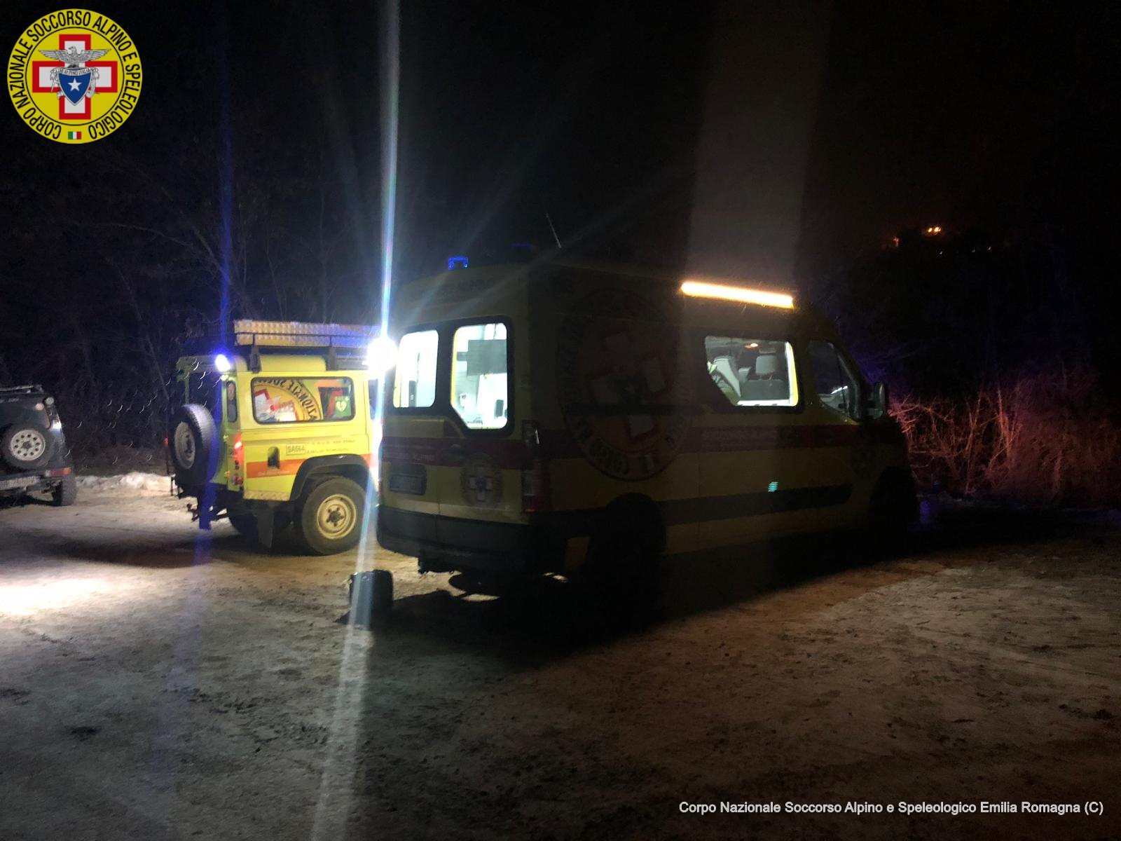 10 gennaio 2019. Civorio - Santa Sofia (FC). Ricerche per una donna non rientrata a casa dopo passeggiata.