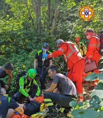 10 luglio 2022. Prignano sul Secchia (MO). Cade durrante escursione in Mountain Bike.