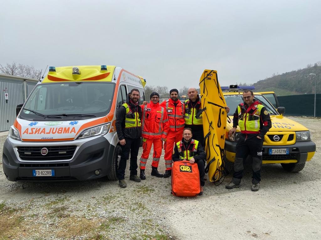 19 dicembre 2019. Talamello (RN). LA CROCE VERDE DI NOVAFELTRIA DONA PRESIDI SANITARI PER SOCCORSO IN AMBIENTE IMPERVIO E CONFINATO AL CORPO NAZIONALE DEL SOCCORSO ALPINO.