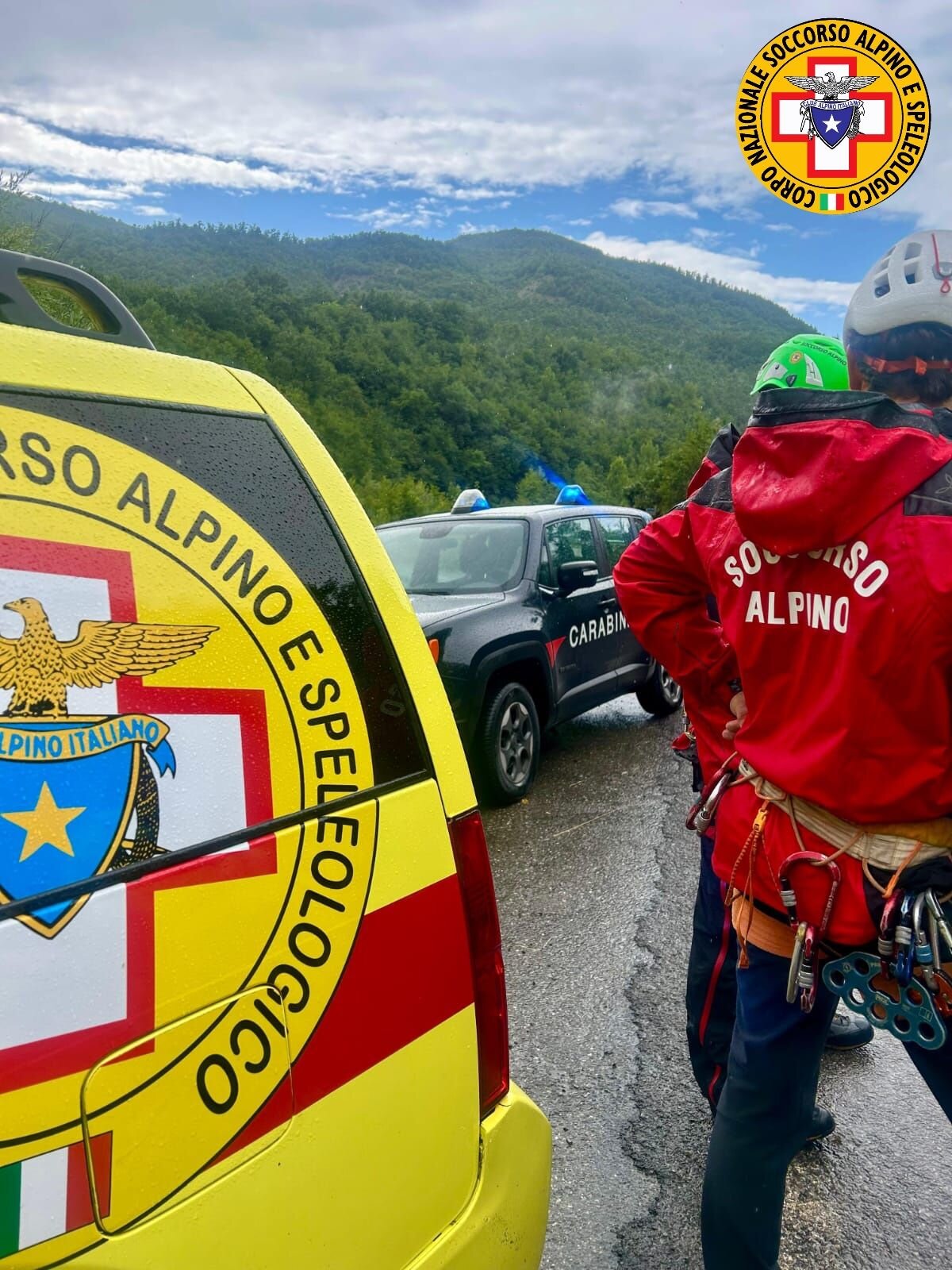 5 agosto 2025. MOnte Falco (Santa Sofia - FC). Attivazione per ricerca di fungaiolo scomparso.