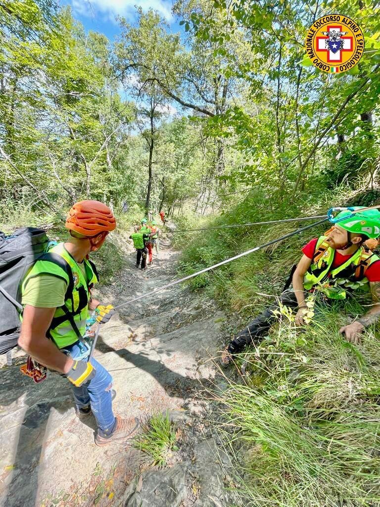30 luglio 2023. Carpineti (RE). Soccorso biker.