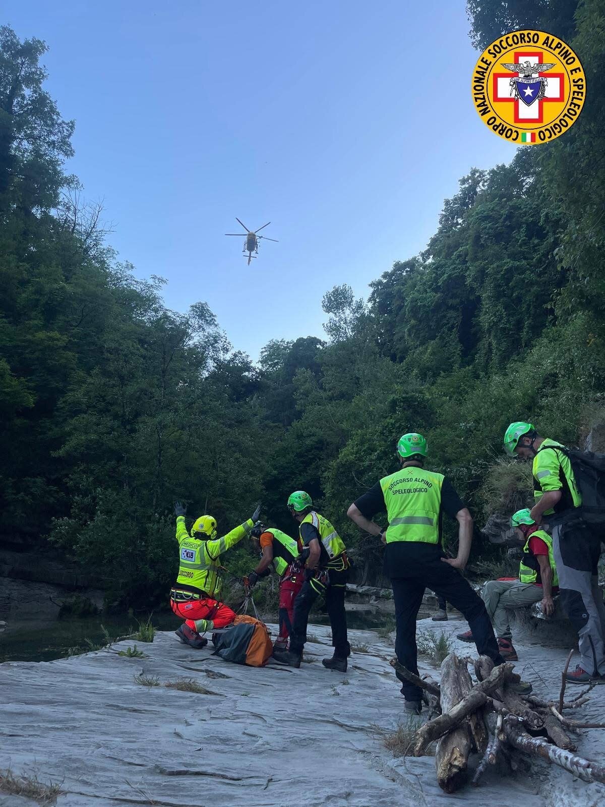 28 giugno 2025. Santa Sofia (FC). Soccorsa persona con trauma.