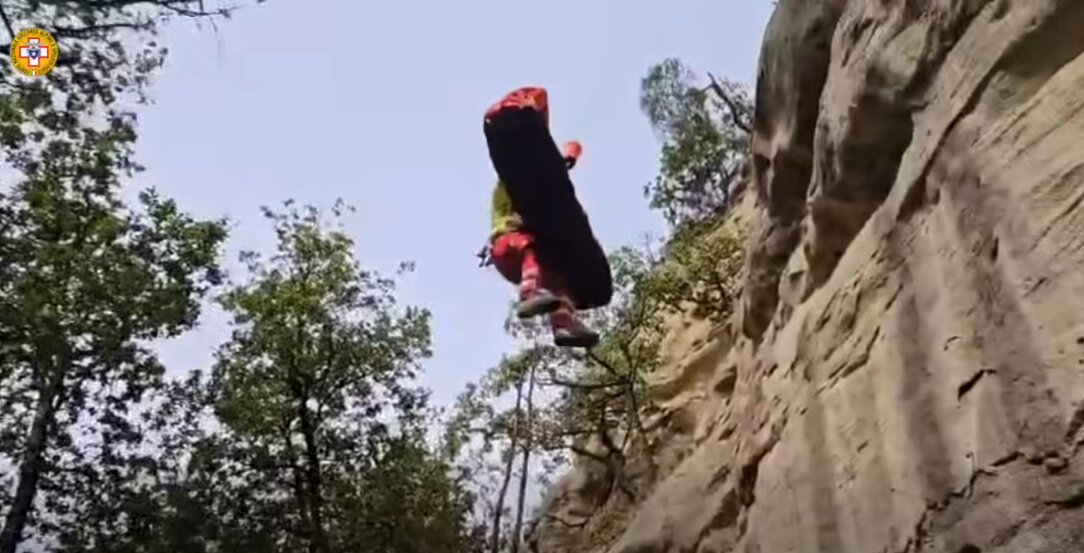 19 ottobre 2025. Bettidizzo (Sasso Marconi - BO). Intervento della stazioen Rocca di Badolo e eelisoccorso.