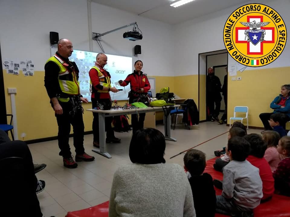 7 marzo 2019. Monchio delle Corti (Pr) - A scuola col Soccorso Alpino.