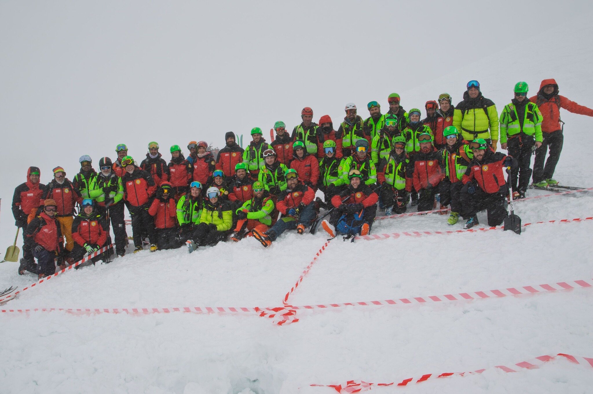 1 marzo 2025. Monte Cimone (Piancavallaro - MO). Simulazione di Soccorso organizzato in valanga.