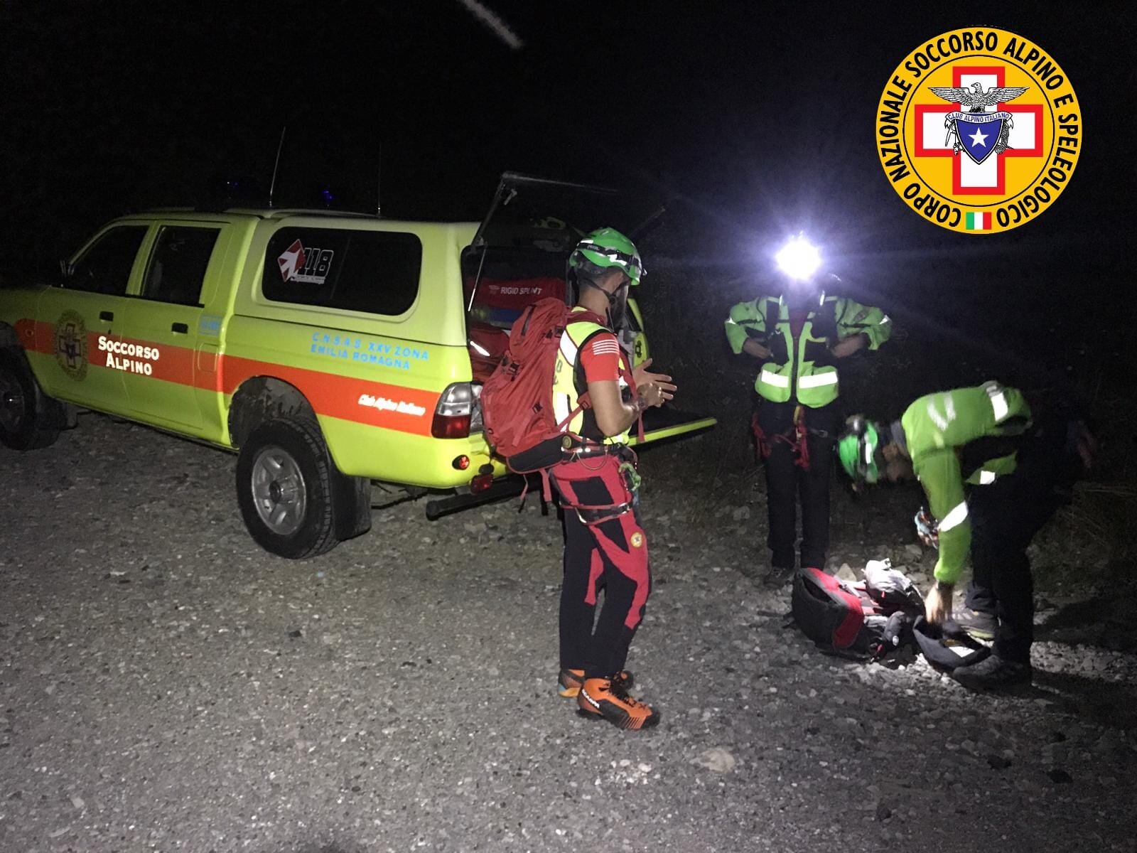 14 luglio 2024. Coli (PC): soccorso alpino impegnato in due ricerche dispersi.