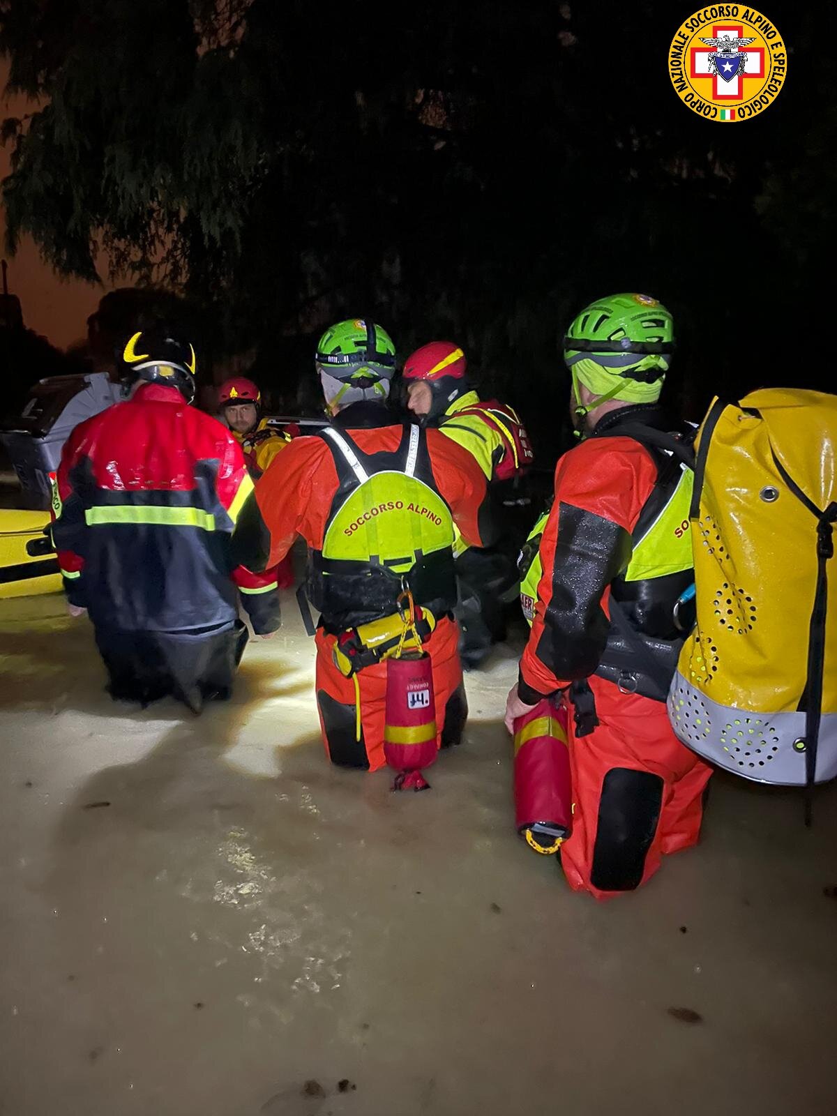 17 maggio 2023. Aggiornamenti Maltempo in Emilia-Romagna: interventi del Corpo Nazionale Soccorso Alpino e Speleologico in aiuto della popolazione