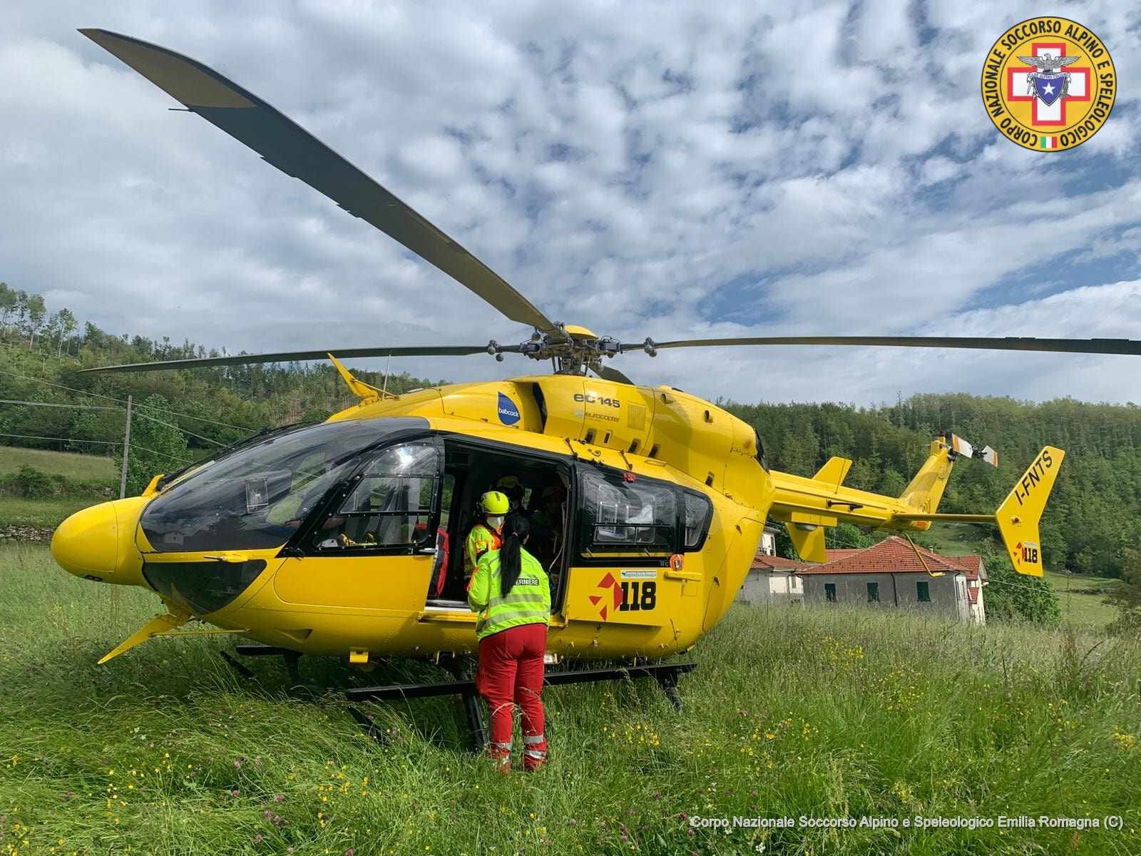 19 agosto 2021. Val di Luce (MO). Cade dalle moto durante escursione.
