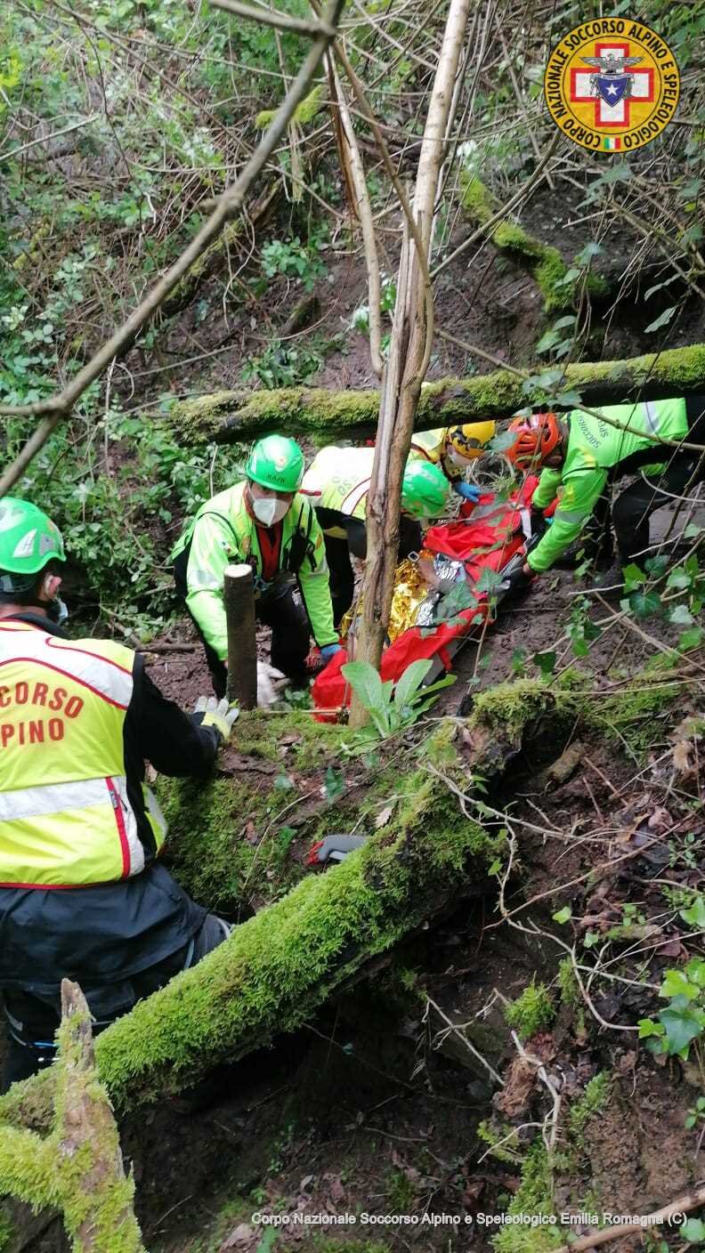 30 aprile 2021. Sasso Marconi. Ricerca disperso: individuato, soccorso e recuperato Marino Sandri.