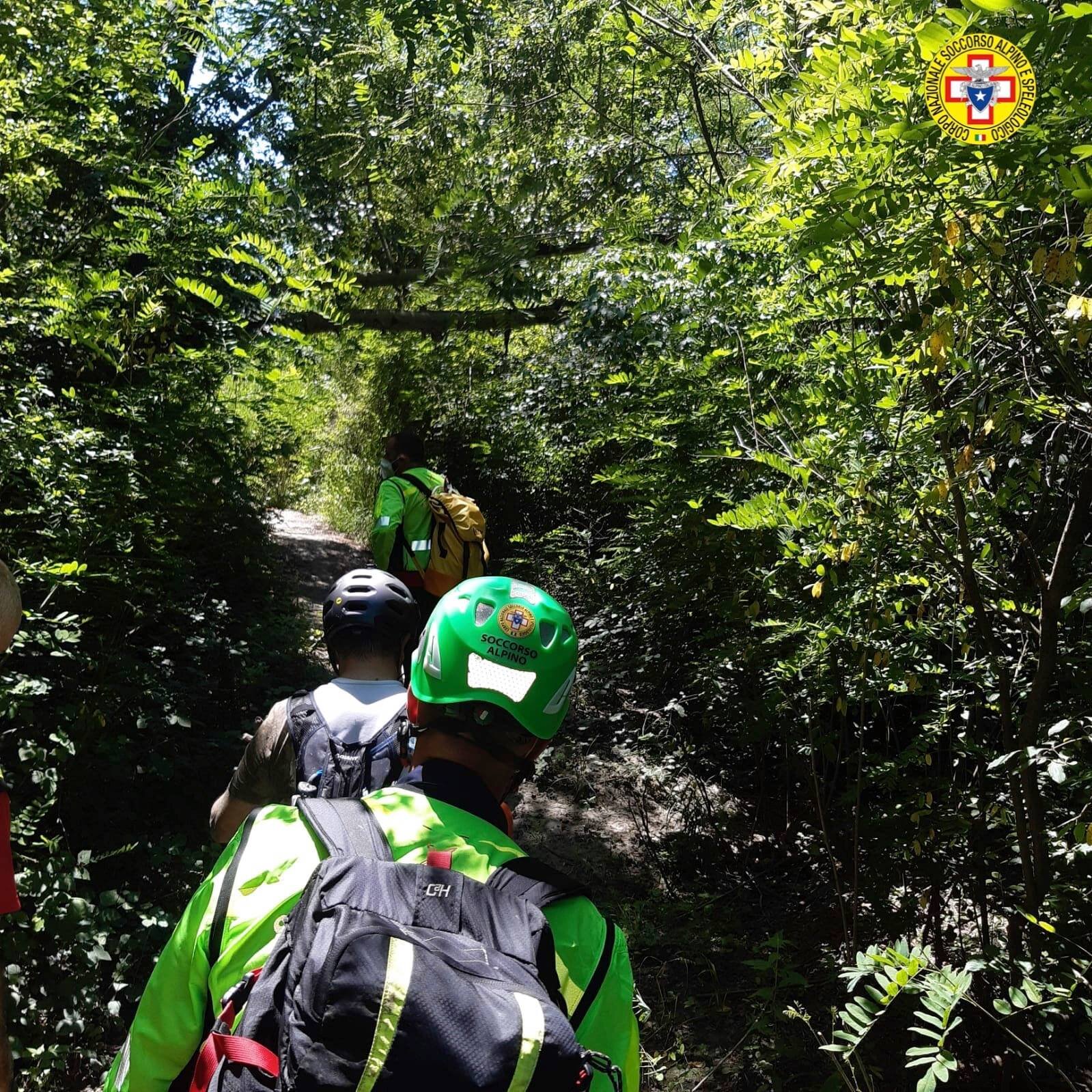 10 luglio 2020. Rio Conco (BO). Cade con la mountain bike sulla via degli Dei.
