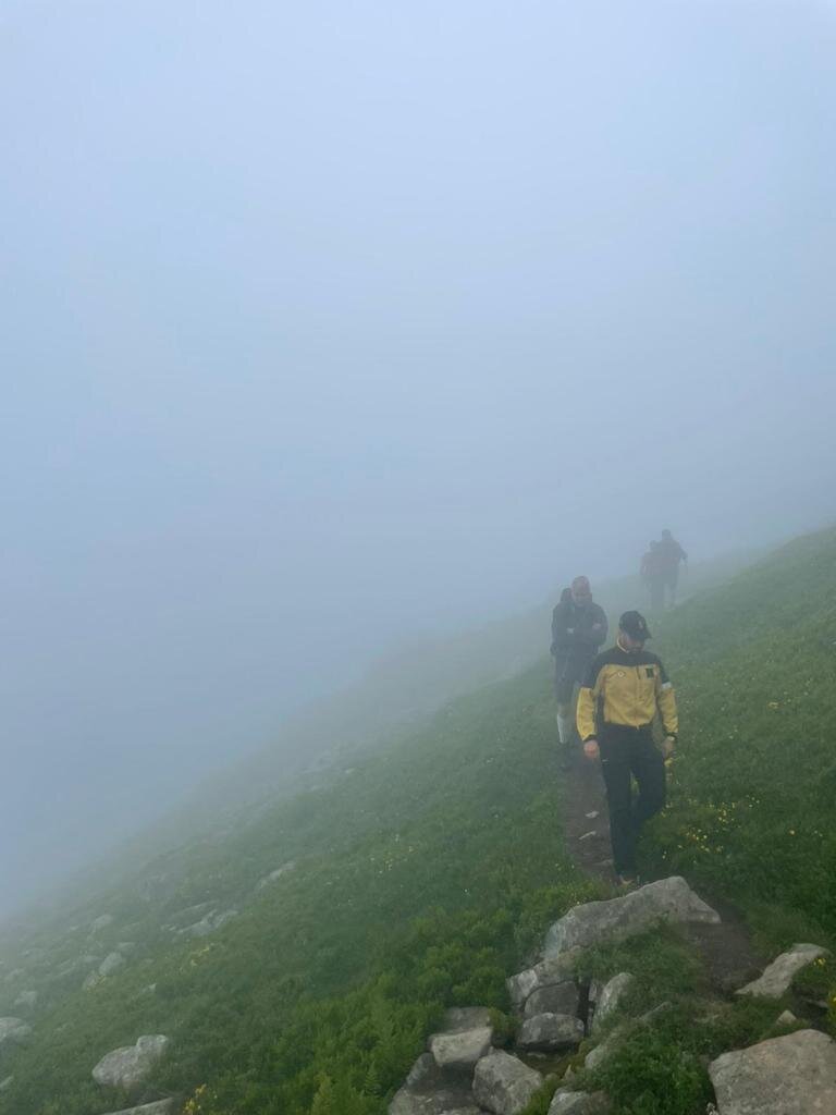 16 luglio 2021. Libro Aperto (MO). Recuperati escursionisti in difficolt&agrave; causa del maltempo.