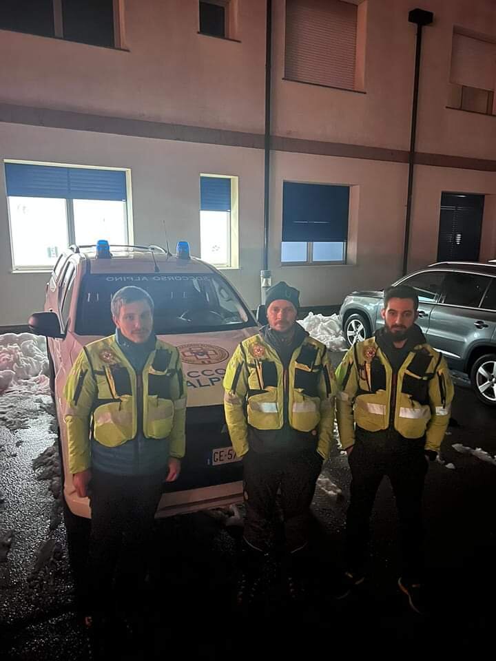 24 gennaio 2023. Emergenza neve, giornate di grande lavoro per il Soccorso Alpino e Speleologico Emilia-Romagna.