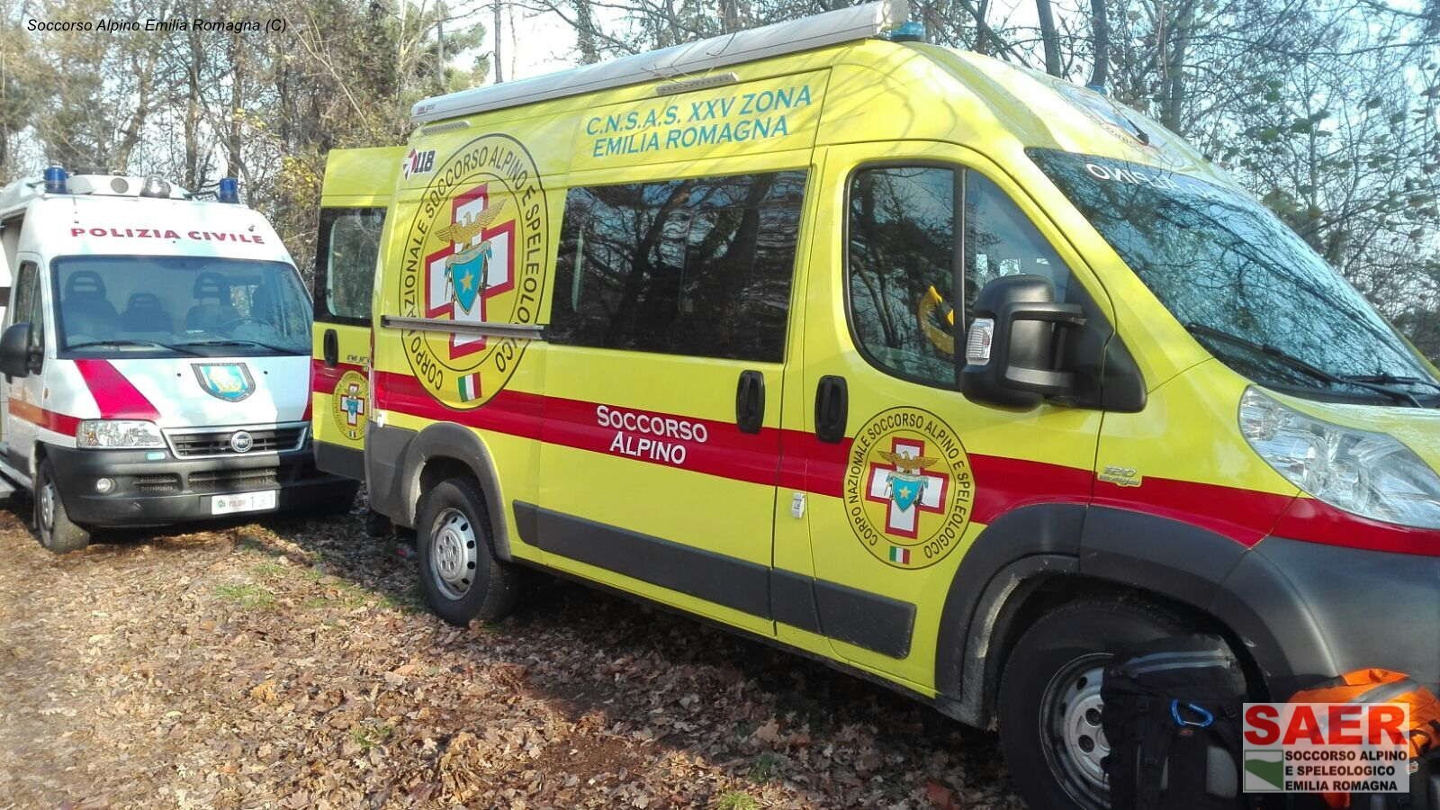 11 ottobre 2018. Zocca Castel d'Aiano (MO). Si perde mentre cerca castagne. Ritrovato dagli uomini del Soccorso Alpino.