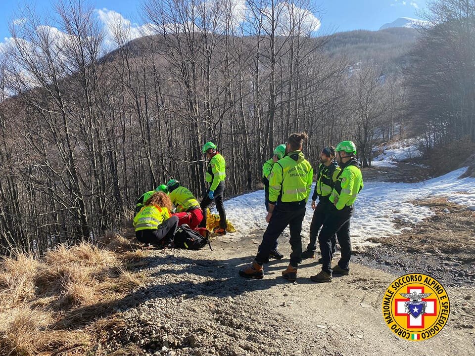 12 marzo 2023. Passo Cisa (RE). Accusa malore durante escursione.