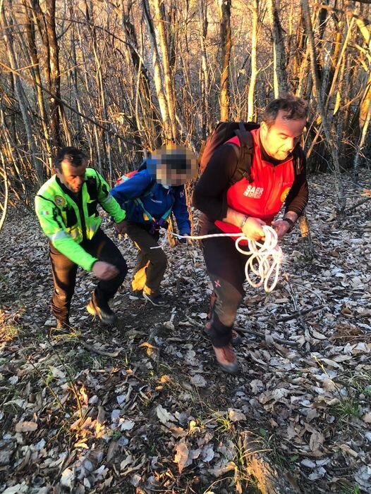 10 aprile 2022. Montese (MO). Si perde nei boschi.