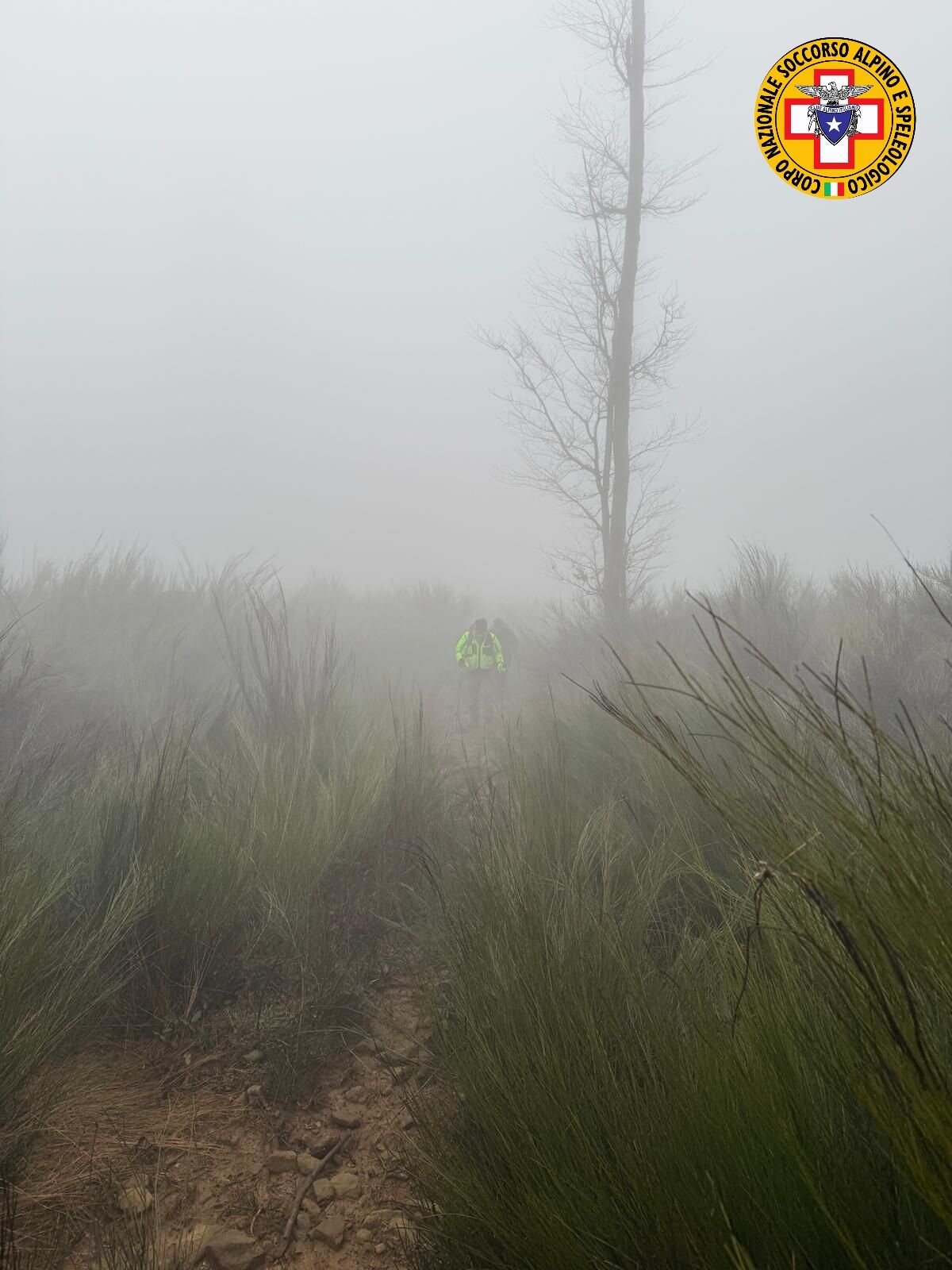2 febbraio 2025. Monte Baducco (Castiglione dei Pepoli - BO). Soccorso escursionista con perdita di orientamento.