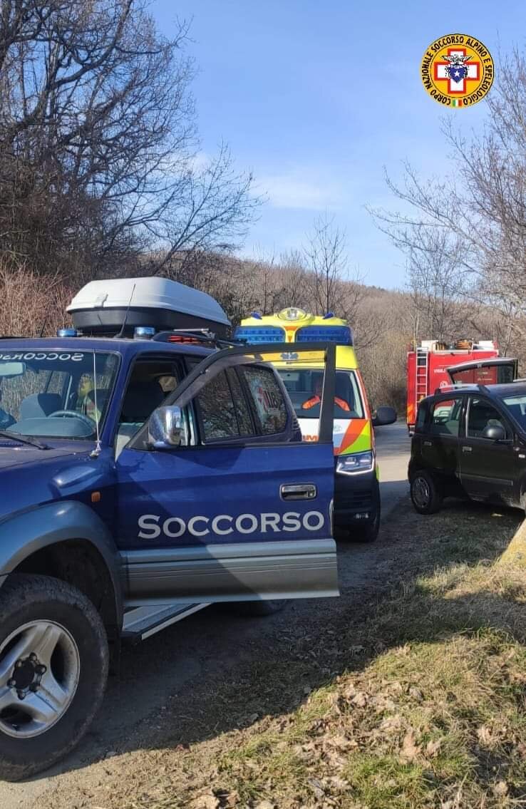 17 febbraio 2023. Taverne di Morfasso (PC). Cade con la mountain bike su sentiero.