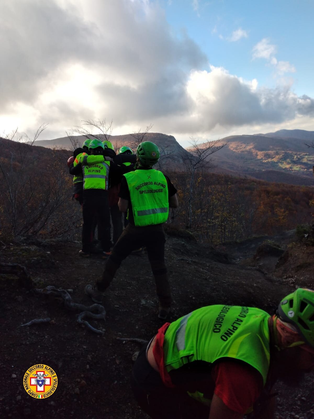 15 ottobre 2022. Lago Nero (PR). Soccorso escursionista.