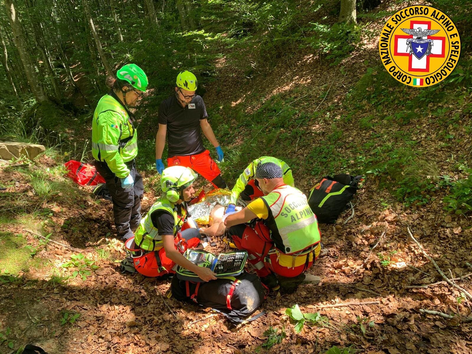 12 luglio 2024. San Godenzo (FI). Escursionista scivola per 7 metri.