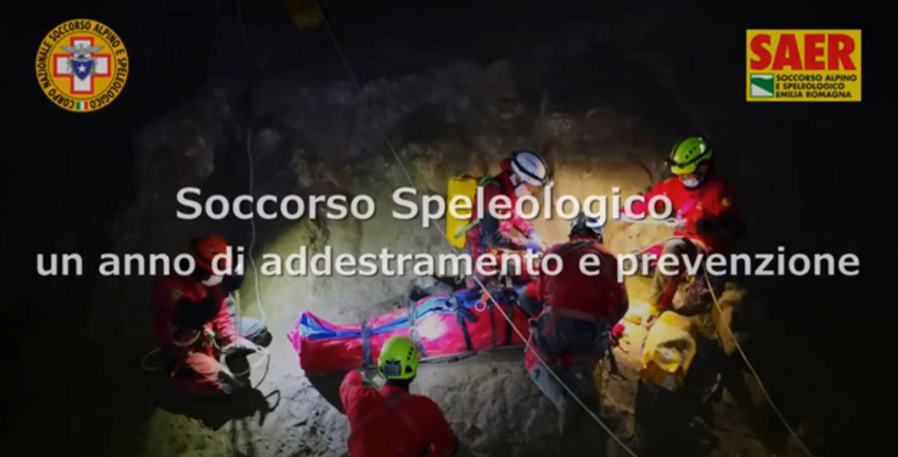 SOCCORSO SPELEOLOGICO: un anno di addestramento e prevenzione