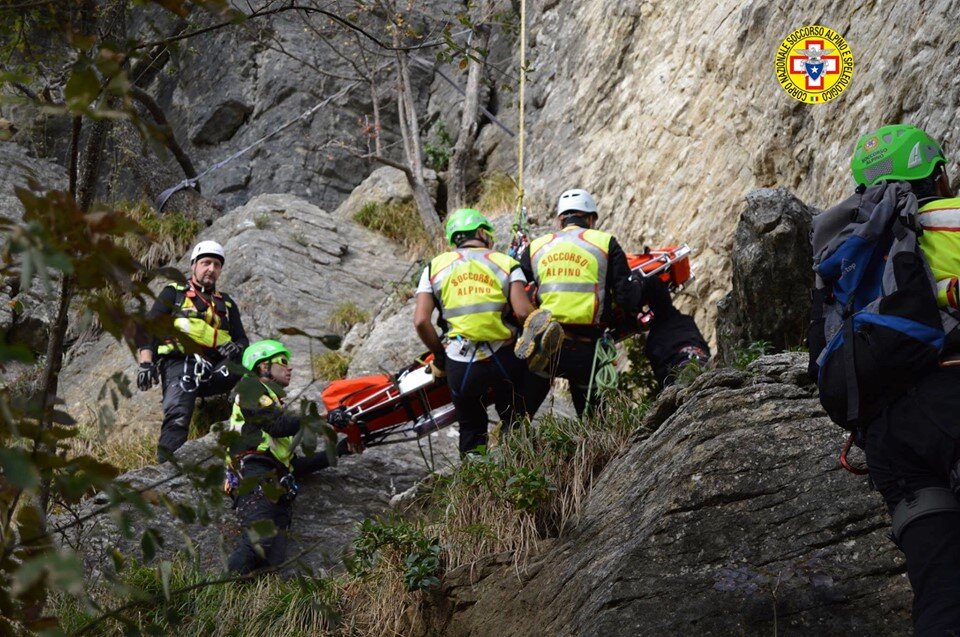 20 luglio 2019. Madonna dell'Acero (BO). Soccorsa escursionista sul sentiero CAI 331